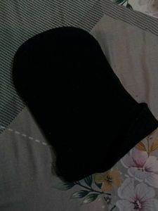 Black Wool Cap