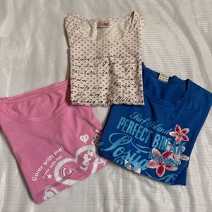 Cute 3 Tees For Women