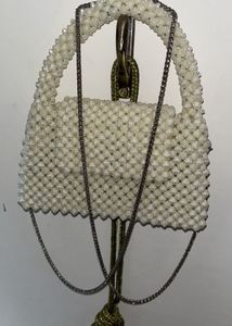 Beaded Evening Clutch with Chain