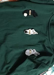 Green Embellished Top