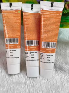 Pack of 3 The Derma Co 1% Hyaluronic Sunscreen Aqu