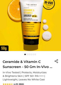Dr. Sheth's Ceramide & Vitamin C Sunscreen