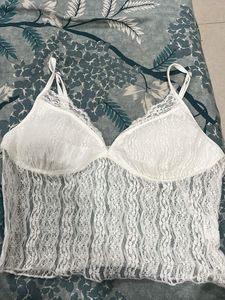 Sheer Lace Cami Top