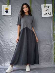 ZARA Stylish Two-Tone Maxi Dress