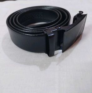New Stylish Black Leather Belt
