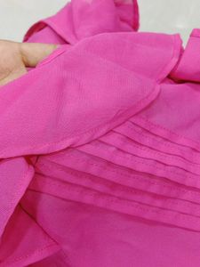 Pink Ruffle Top