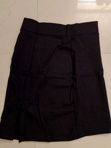 Black A-Line Mini Skirt