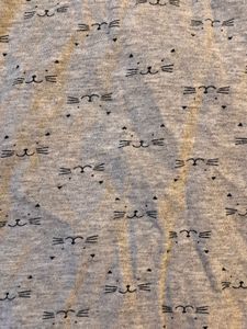 Cat Printed Nightwear Top XXL