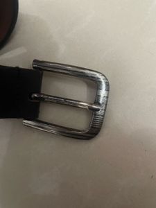 Classic Black Leather Belt
