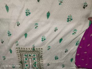 Embroidered Kurta with Mirror Work
