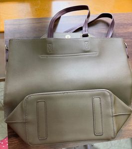 Brand new, Accessorize, Stylish Olive Green Tote B