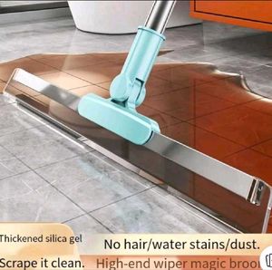 Silicone Floor Wiper with Adjustable Handle
