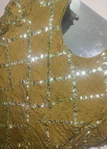 Olive Green Embellished Kurta Set with Dupatta