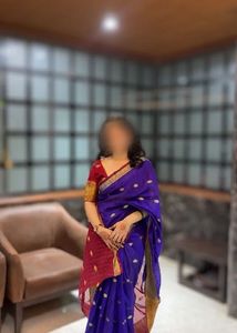 Elegant Blue &amp; Gold Saree