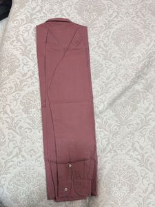 Full Sleeves Pink Shirt