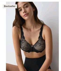 Elegant Black Lace Bra