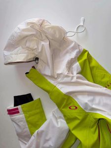 Oakley Lime Green & White Technical Jacket | Vinta