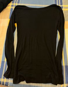 Classic Black Long Sleeve Top