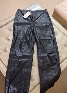 Freakins Black leather pants