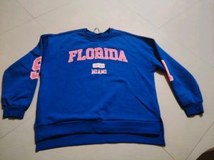Blue "Florida Miami" Sweatshirt