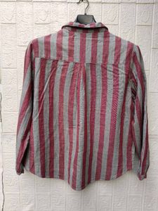 New with tag Striped Casual Long Sleeve Shirt