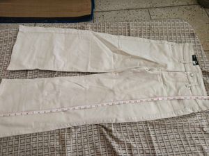 H&M Women's Beige Wide Leg Pants