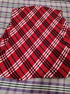 Red Plaid Top