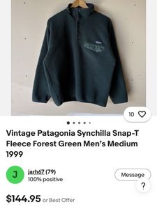 Patagonia Vintage Synchilla Snap-T Fleece Pullover