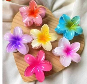 Floral Flower Hair Clips Pack Of 6