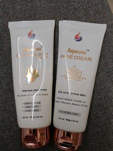 Aqwina Glowing Skin & Acne Cream Duo