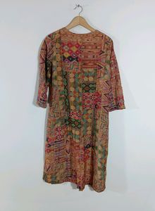 Multicolor Printed Casual Kurta (Women)