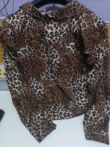 Leopard Print Shirt Zara