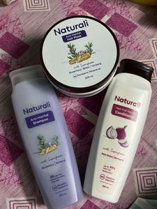 Naturali Anti-Hairfall Shampoo, Conditioner & Mask
