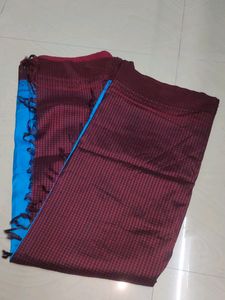 Sky Blue Colour Saree