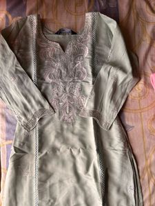 Elegant Embroidered Kurta Set