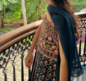 Girls Ethnic Dress with palazzo and Dupatta