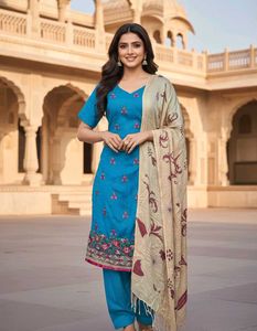 Blue Wedding Suit With free Kurta