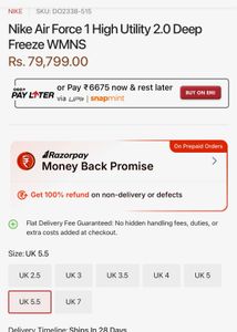 *100% Authentic* Nike AirForce 1 High
