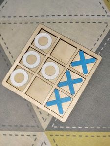 Wooden Tic Tac Toe Game