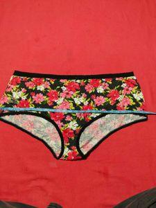 Floral Print Cotton Briefs