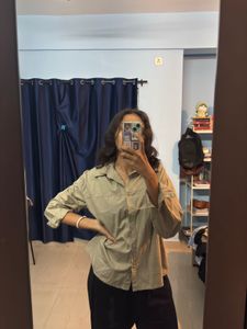 Beige fitted Shirt