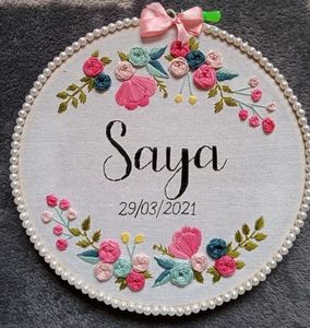Customisable Name Hoop