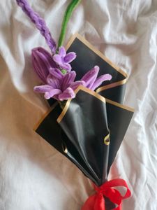 purple lilly bouquet