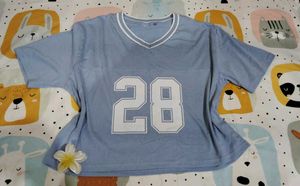 Light Blue "28" Graphic Tee