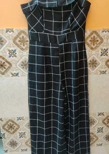 Fablley Chic Black & White Jumpsuit