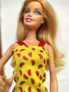 Barbie Doll in Watermelon Dress