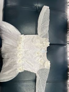 Stunning White frock with flowers