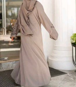 Embroidered Abaya Gown