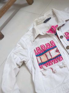 Embroidered Denim Jacket