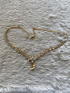 Gold And White Beads Traditional Waist Belt